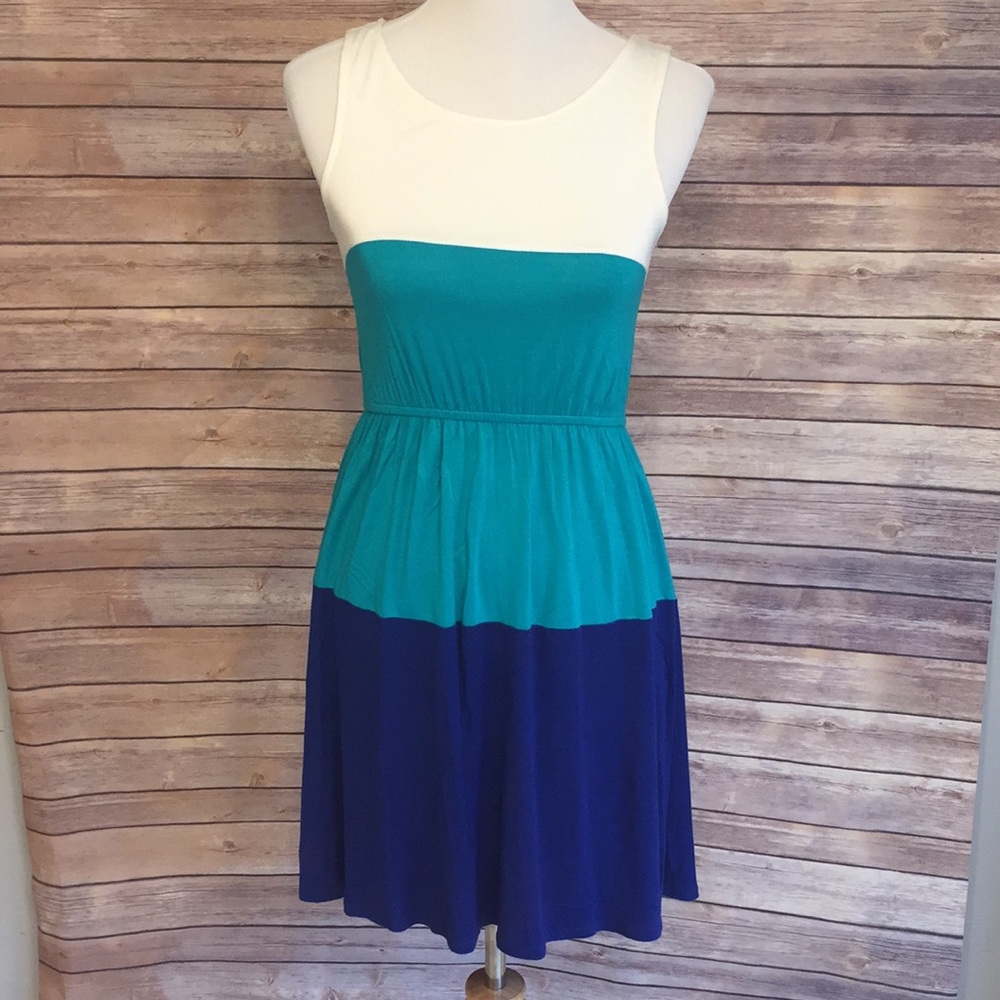 Tri colored dress
